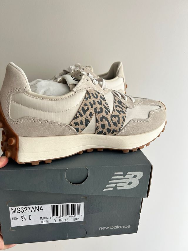New Balance 327 Talla 43 Leopardo