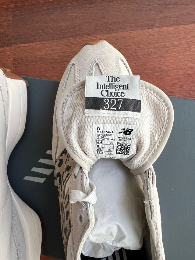 New Balance 327 Talla 43 Leopardo