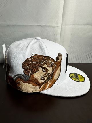 Gorra New Era Blanca y Marrón