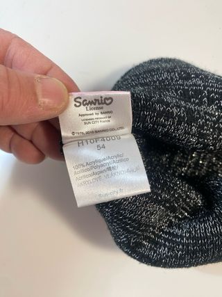 Cappello Hello Kitty bambina/ragazza grigio