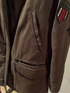 Chaquetón Zara Mujer Verde con Capucha