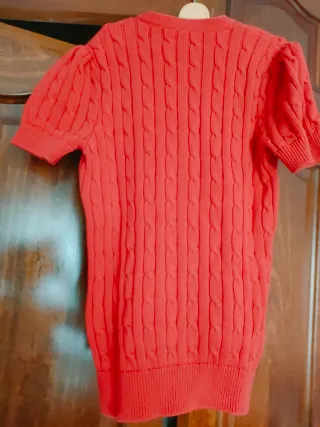 Jersey corto mujer Ralph Lauren rojo