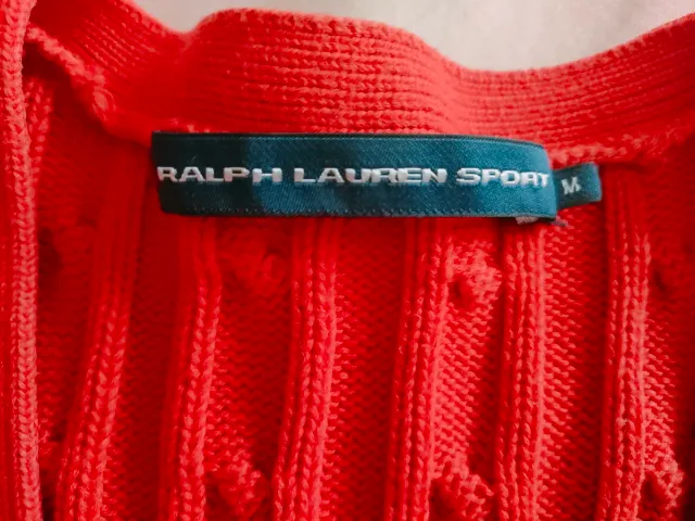 Jersey corto mujer Ralph Lauren rojo