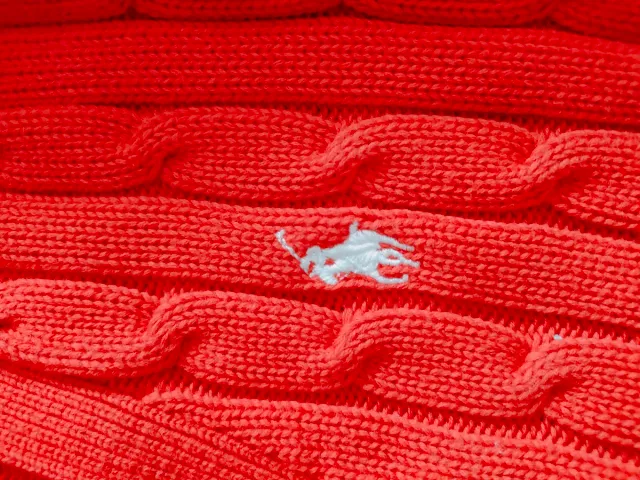 Jersey corto mujer Ralph Lauren rojo