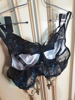 Disfraz Colegiala Azul talla grande