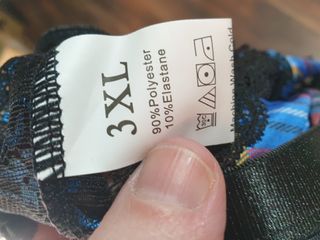 Disfraz Colegiala Azul talla grande