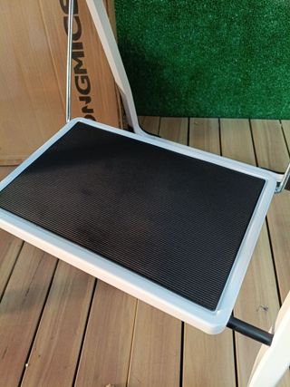 SONGMICS GSL12WT Escalera Plegable con 2 Peldaños 