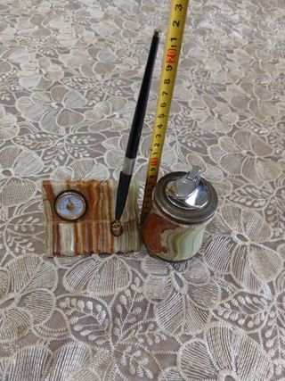 Set scrivania onice vintage