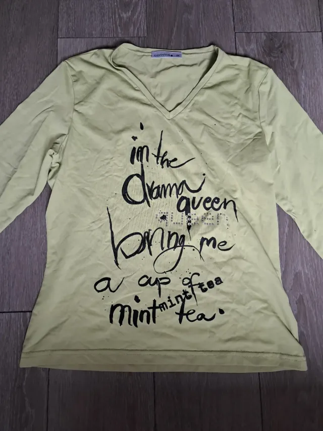 Camiseta Comma manga 3/4 vintage