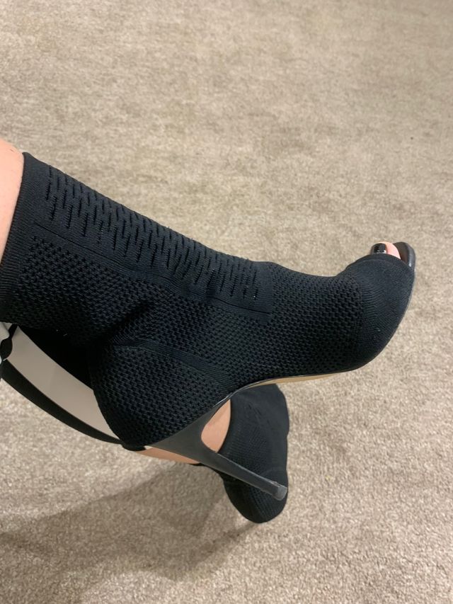 Botín Zara Lycra Negro