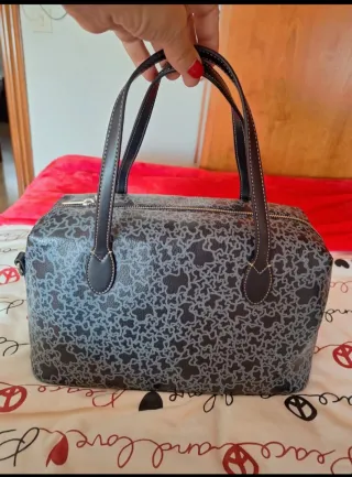 Bolso Tous Negro/Gris Nuevo con Etiqueta
