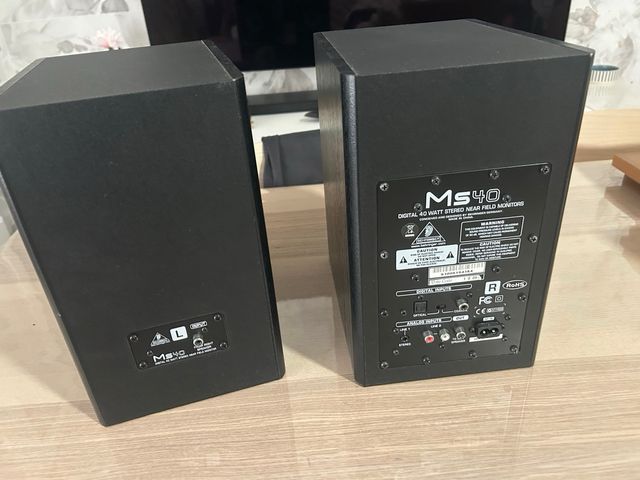 Altavoz Monitor Estudio Negro