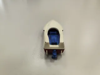 Lancha fueraborda Guisval miniatura