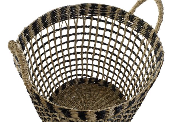 Pack 2 cestas caladas fibras naturales