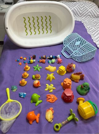 Bañera Bebé Ikea + Juguetes de Baño