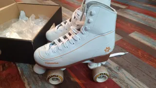 Patines Tijuana 4 Ruedas Blancos talla 38