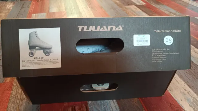 Patines Tijuana 4 Ruedas Blancos talla 38