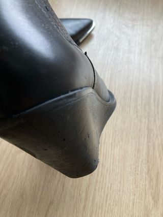 Botines Zara Talla 39 Puntera Metálica