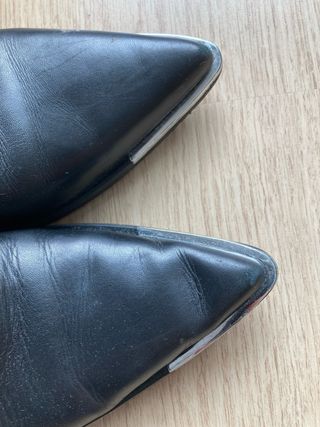 Botines Zara Talla 39 Puntera Metálica