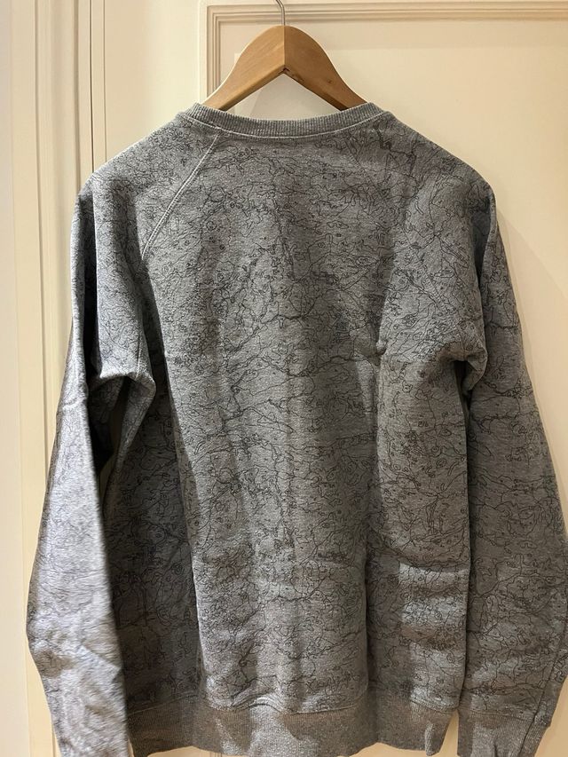 Jersey gris con estampado