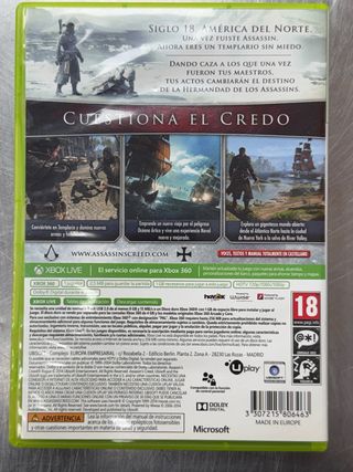 Assassin's Creed Rogue, Xbox 360