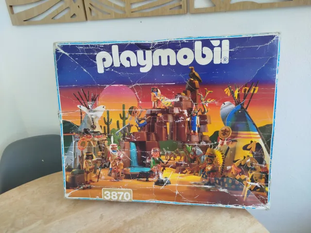 Playmobil 3870 campamento indio western vaqueros