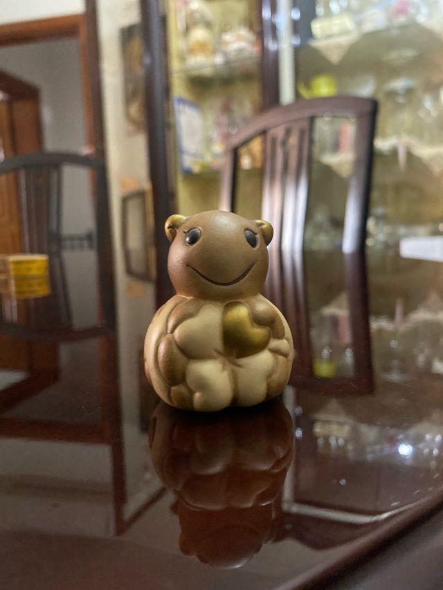 Ornamento a forma di orsetto con cuore