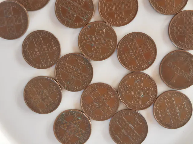 Lote 20 Monedas 1 Escudo Portugal