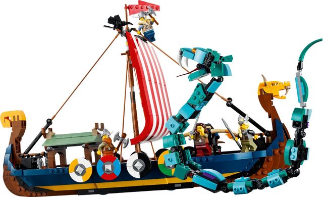 LEGO Creator 31132 Barco Vikingo y Serpiente Midga