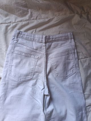 Pantalones Benetton Blancos