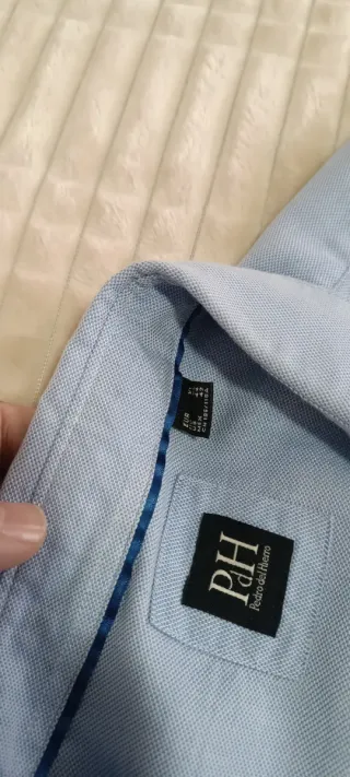 Camisa Pedro del Hierro Azul Talla XL