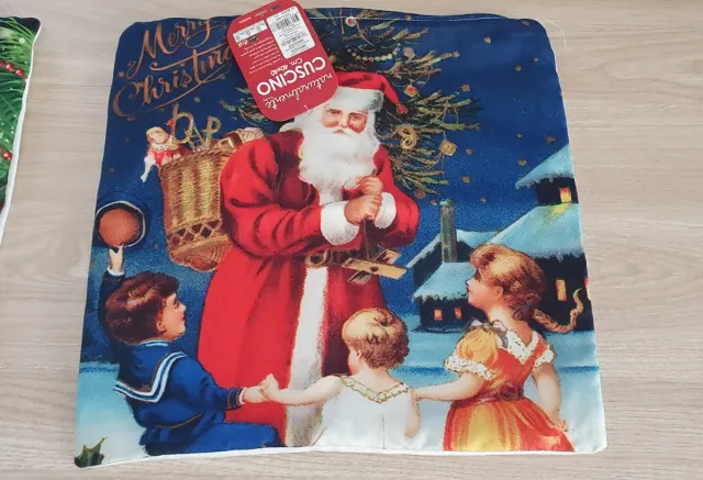 Copricuscino natalizi set di due pezzi. 
