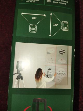 Nivel láser Parkside con trípode