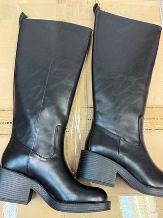 Botas Bershka mujer talla 37 negras