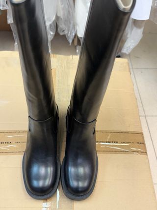 Botas Bershka mujer talla 37 negras
