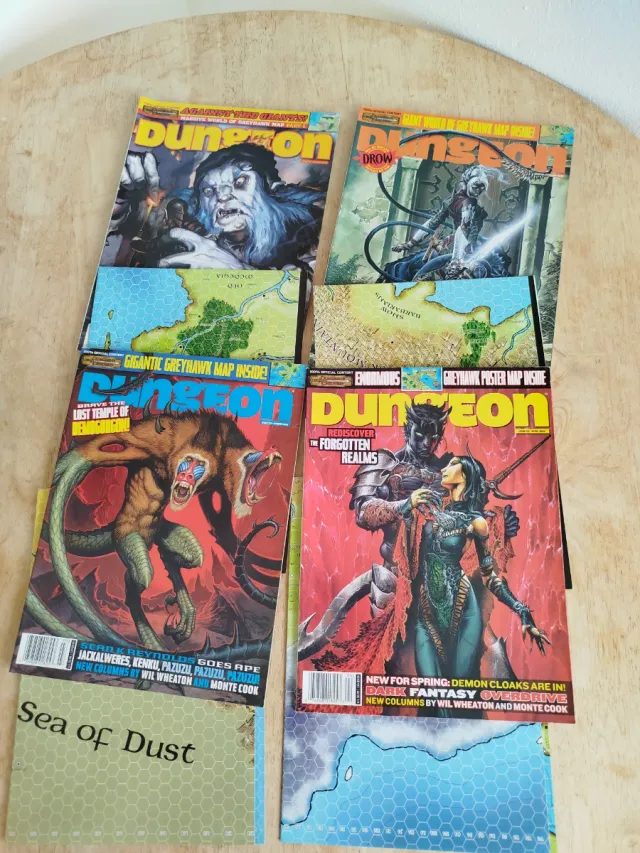 Riviste Dungeon & Greyhawk Maps