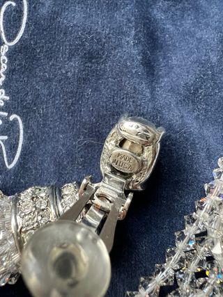 Oscar de la Renta Pendientes Clip Borla