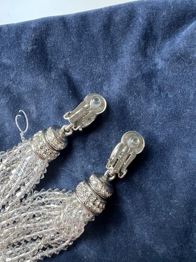 Oscar de la Renta Pendientes Clip Borla