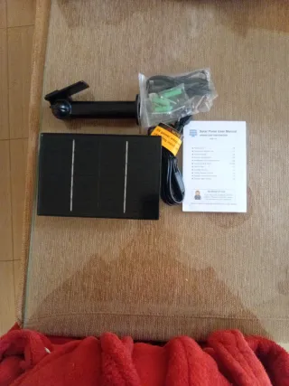 Placa Solar con Soporte y Accesorios