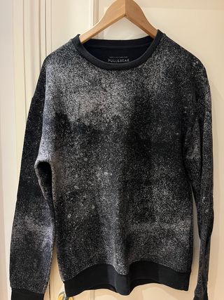 Jersey Pull&Bear Negro y Gris