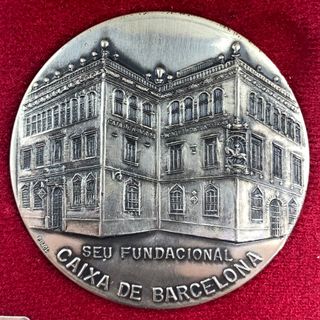 Medalla Plata Seu Fundacional Caixa Barcelona