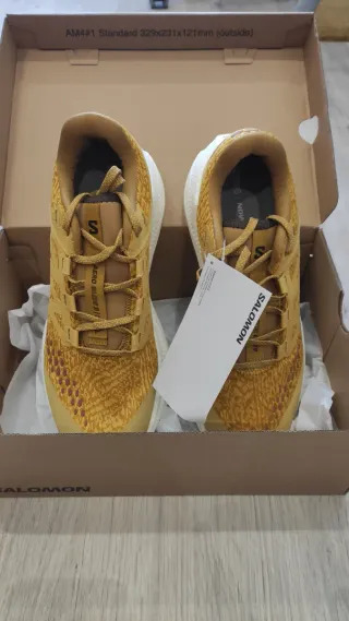 Zapatillas Salomon Aero Glide 3 GRVL Marrón/Amaril