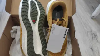 Zapatillas Salomon Aero Glide 3 GRVL Marrón/Amaril