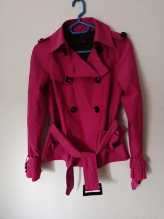 Chaqueta Zara Rosa Corta