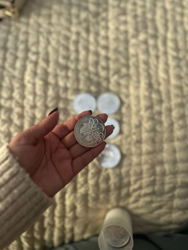 onzas de plata filarmónicas de Viena