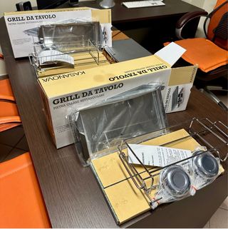 Due grill da tavolo Kasanova con pietra ollare