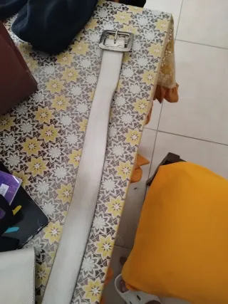 Cinturone bianco 140 cm