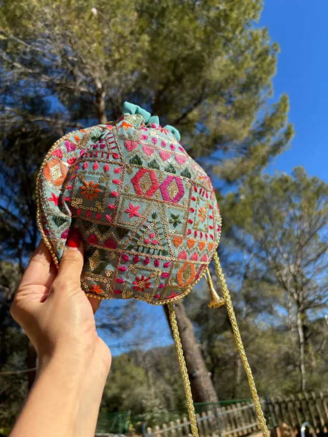 Bolso étnico, bolso bordado, bolso árabe, marroquí