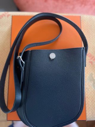 Hermès Bandolera Togo Negra