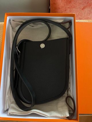 Hermès Bandolera Togo Negra